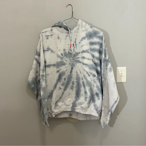 Rue21 Blue Tie-Dye Hoodie - Picture 2 of 9